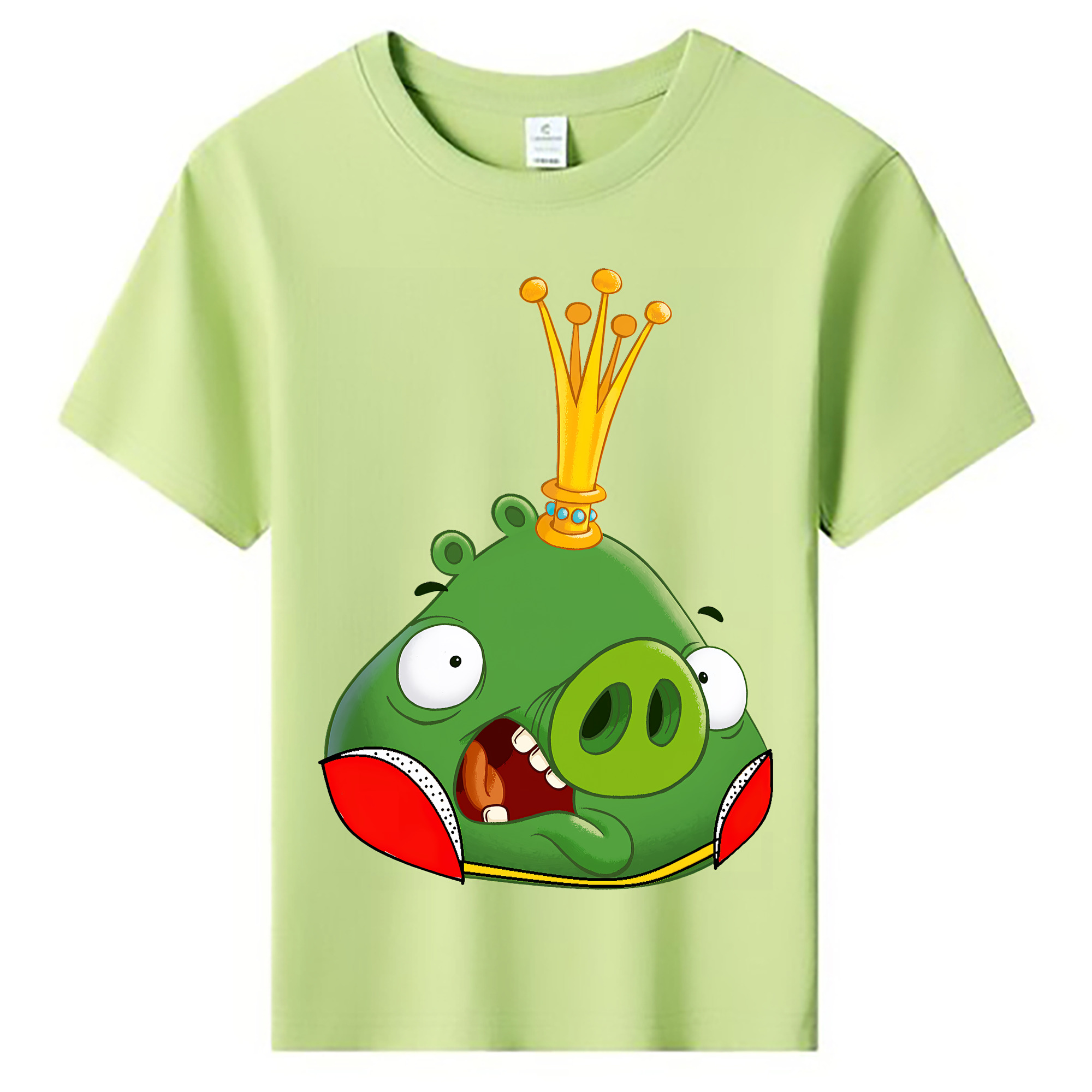 （画像用） Angry Birds アングリーバード 綿100％キッズTシャツ（フロントプリント）